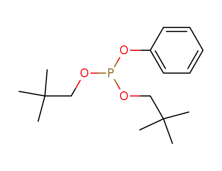 Molecular Structure of 80733-03-5 (Phosphorous acid, bis(2,2-dimethylpropyl) phenyl ester)