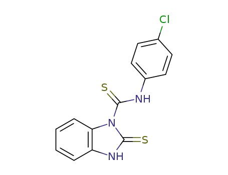 1-(4-chloranilino-thiocarbonyl)-benzimidazolidine-2-thione