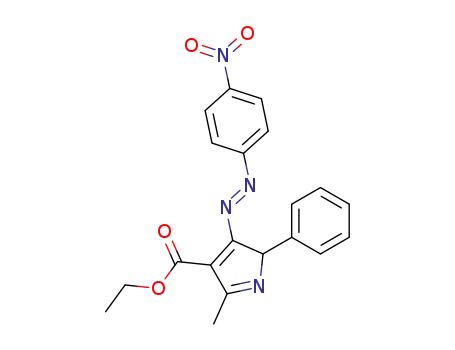 ethyl 5-methyl-3-(4-nitrophenylazo)-2-phenylpyrrole-4-carboxylate