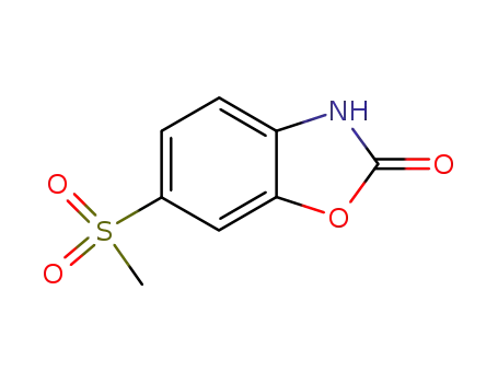 Molecular Structure of 43115-48-6 (2(3H)-Benzoxazolone, 6-(methylsulfonyl)-)