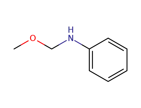 Molecular Structure of 88933-19-1 (Benzenamine, N-(methoxymethyl)-)