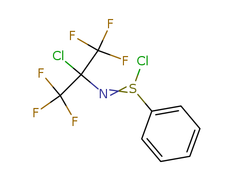 Benzenesulfinimidoyl chloride,  N-[1-chloro-2,2,2-trifluoro-1-(trifluoromethyl)ethyl]-