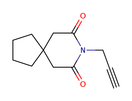 8-(prop-2-ynyl)-8-azaspiro[4.5]decane-7,9-dione