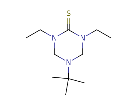 1,3,5-Triazine-2(1H)-thione, 5-(1,1-dimethylethyl)-1,3-diethyltetrahydro-