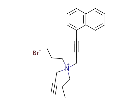 Dipropylpropargyl<3-(α-naphthyl)propargyl>ammonium bromide