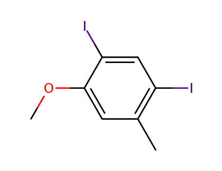 2,4-diiodo-5-methyl-methoxybenzene