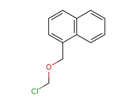Molecular Structure of 88045-68-5 (Naphthalene, 1-[(chloromethoxy)methyl]-)