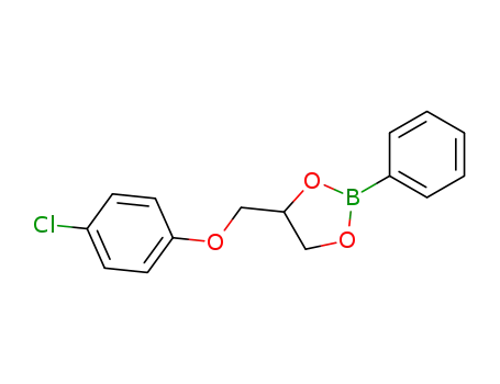Molecular Structure of 2170-24-3 (4-[(4-chlorophenoxy)methyl]-2-phenyl-1,3,2-dioxaborolane)