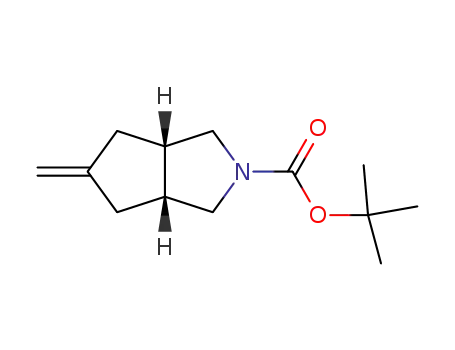 Molecular Structure of 139228-12-9 (Cyclopenta[c]pyrrole-2(1H)-carboxylic acid, hexahydro-5-methylene-,
1,1-dimethylethyl ester, cis-)