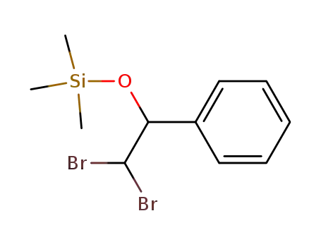 1,1-dibromo-2-phenyl-2-(trimethylsiloxy)ethane
