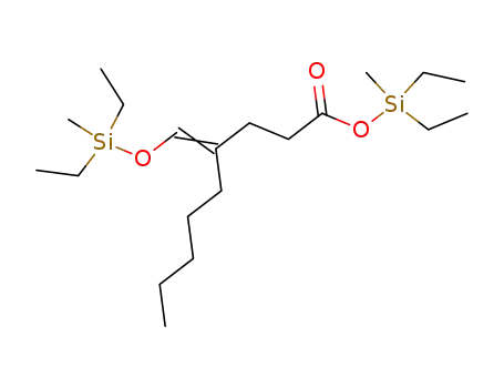 5-<<(diethylmethylsilyl)oxy>-methylene>nonanoic acid diethylmethylsilyl ester