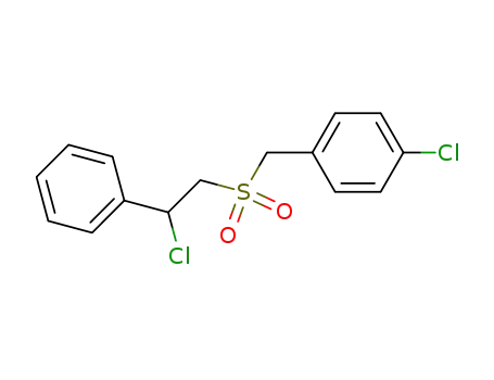 1-Chloro-4-(2-chloro-2-phenyl-ethanesulfonylmethyl)-benzene