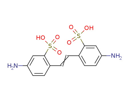 Benzenesulfonic acid,2,2'-(1,2-ethenediyl)bis[5-amino-