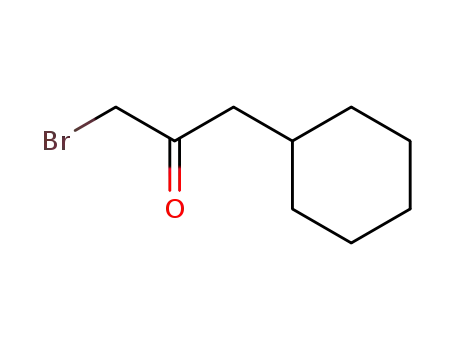 Molecular Structure of 152757-52-3 (2-Propanone, 1-bromo-3-cyclohexyl-)