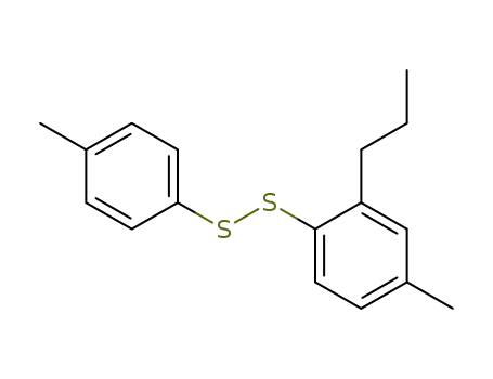 4-Methyl-2-propyl-1-p-tolyldisulfanyl-benzene