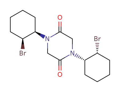 1-((1S,2R)-2-Bromo-cyclohexyl)-4-((1R,2S)-2-bromo-cyclohexyl)-piperazine-2,5-dione