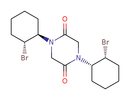 1-((1S,2R)-2-Bromo-cyclohexyl)-4-((1R,2R)-2-bromo-cyclohexyl)-piperazine-2,5-dione