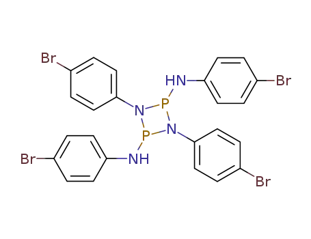 2,4-bis(p-bromoanilino)-1,3-bis(p-bromophenyl)-1,3,2,4-diazadiphosphetidine