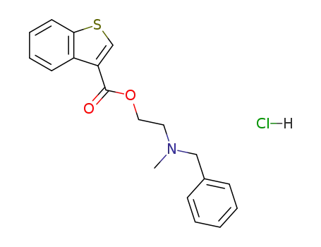 Benzo[b]thiophene-3-carboxylic acid 2-(benzyl-methyl-amino)-ethyl ester; hydrochloride
