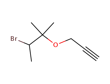 2-Bromo-3-methyl-3-(2-propyn-1-yloxy)butane