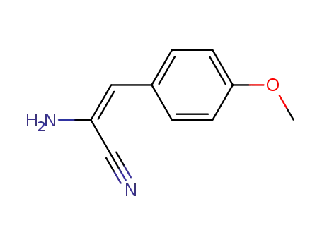 (E)-2-Amino-3-(4-methoxy-phenyl)-acrylonitrile