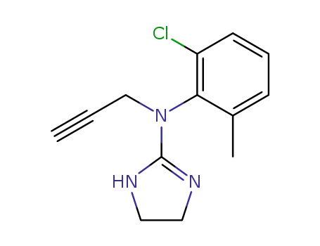 (2-chloro-6-methyl-phenyl)-(4,5-dihydro-1H-imidazol-2-yl)-prop-2-ynyl-amine