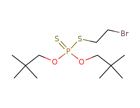 Dithiophosphoric acid S-(2-bromo-ethyl) ester O,O'-bis-(2,2-dimethyl-propyl) ester