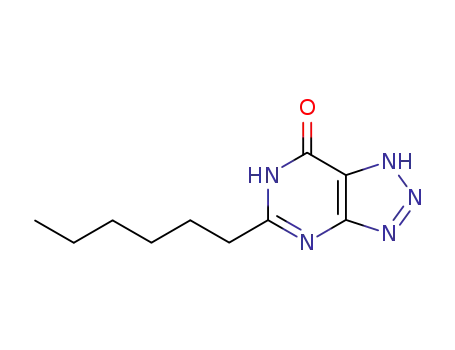 5-Hexyl-1,6-dihydro-[1,2,3]triazolo[4,5-d]pyrimidin-7-one