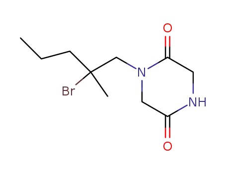 1-(2-bromo-2-methylpentyl)-2,5-piperazinedione