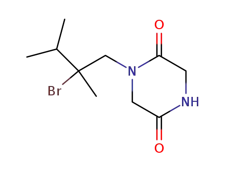 1-(2-bromo-2,3-dimethylbutyl)-2,5-piperazinedione