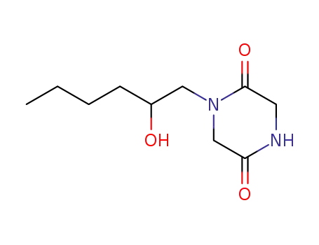 1-(2-hydroxyhexyl)-2,5-piperazinedione