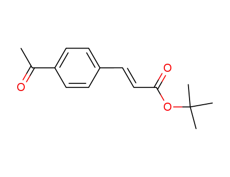 (E)-tert-butyl 3-(4-acetylphenyl)prop-2-enoate