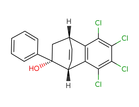 5,6,7,8-tetrachloro-1,4-dihydro-9-endo-hydroxy-9-phenyl-1,4-ethanonaphthalene