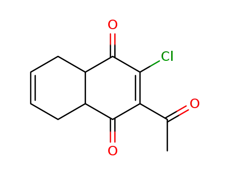 2-acetil-3-cloro-4a,5,8,8a-tetrahidro-1,4-naftoquinona