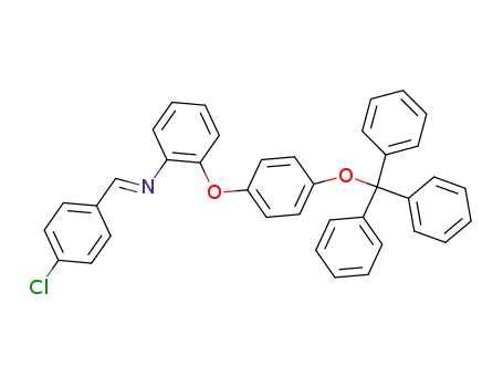 N-(4-chlorophenylmethylene)-2-<4-(triphenylmethoxy)phenoxy>benzeneamine