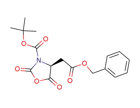 (S)-4-Benzyloxycarbonylmethyl-2,5-dioxo-oxazolidine-3-carboxylic acid tert-butyl ester