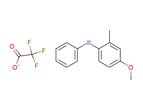 (2-methyl-4-methoxyphenyl)phenyliodonium trifluoroacetate