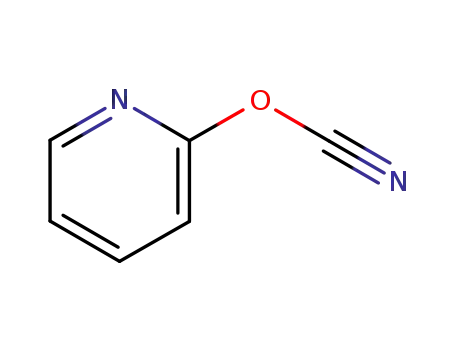 Molecular Structure of 175351-40-3 (Cyanic acid, 2-pyridinyl ester (9CI))