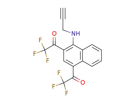 N-propargyl-2,4-bis(trifluoroacetyl)-1-naphthylamine