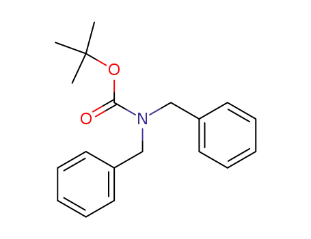 Molecular Structure of 203866-88-0 (Carbamic acid, bis(phenylmethyl)-, 1,1-dimethylethyl ester)