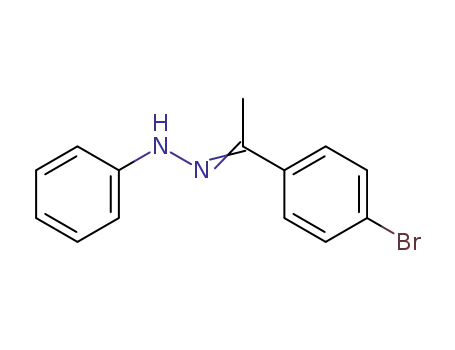Ethanone, 1-(4-bromophenyl)-, phenylhydrazone