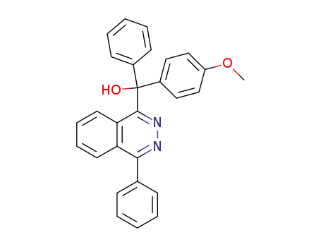 (4-Methoxy-phenyl)-phenyl-(4-phenyl-phthalazin-1-yl)-methanol