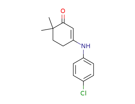 3-((4-chlorophenyl)amino)-6,6-dimethylcyclohex-2-enone