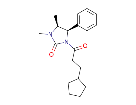(4S,5R)-1-(3-Cyclopentyl-propionyl)-3,4-dimethyl-5-phenyl-imidazolidin-2-one