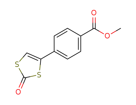 4-(2-oxo-1,3-dithiol-4-yl)benzoic acid methyl ester