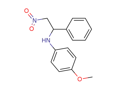 4-methoxy-N-(2-nitro-1-phenylethyl)benzenamine