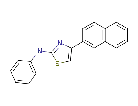 4-β-naphthyl-N-phenylthiazol-2-amine (4d)