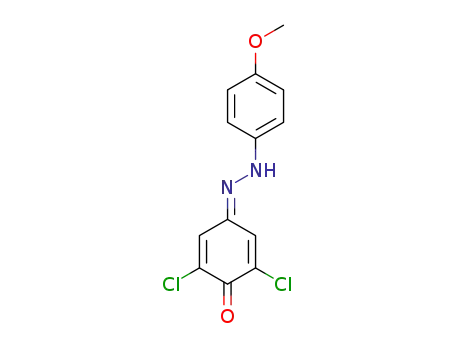 2,6-dichloro-4-[(4-methoxy-phenyl)-hydrazono]-cyclohexa-2,5-dienone