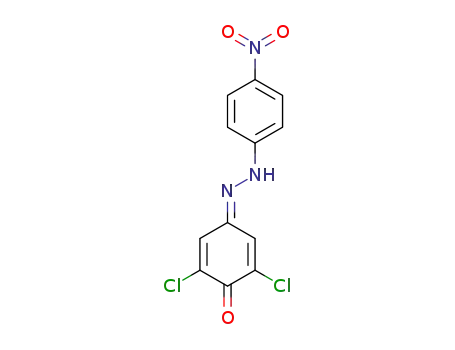 2,6-dichloro-4-[(4-nitro-phenyl)-hydrazono]-cyclohexa-2,5-dienone