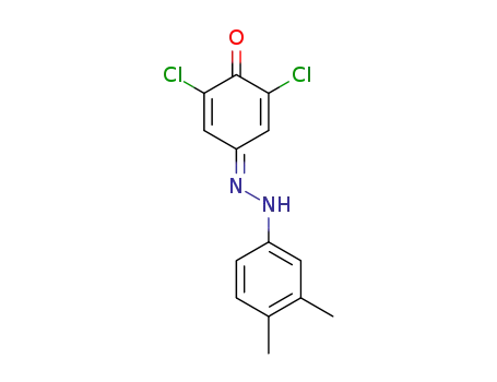 2,6-dichloro-4-[(3,4-dimethyl-phenyl)-hydrazono]-cyclohexa-2,5-dienone
